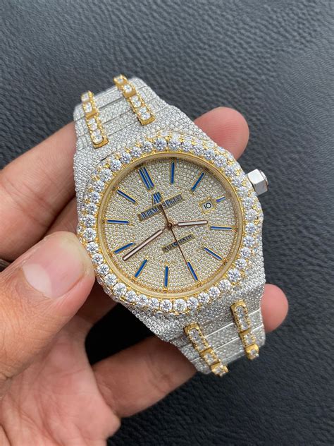 how to spot fake diamond watch|real iced out watch.